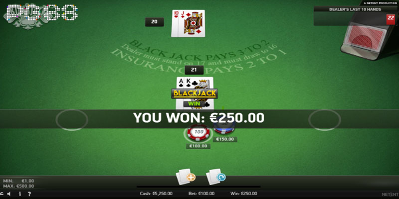 Giới thiệu vài nét hay về tựa game blackjack