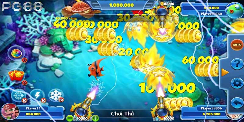 Những ưu điểm khi tham gia game trùm cá 3D